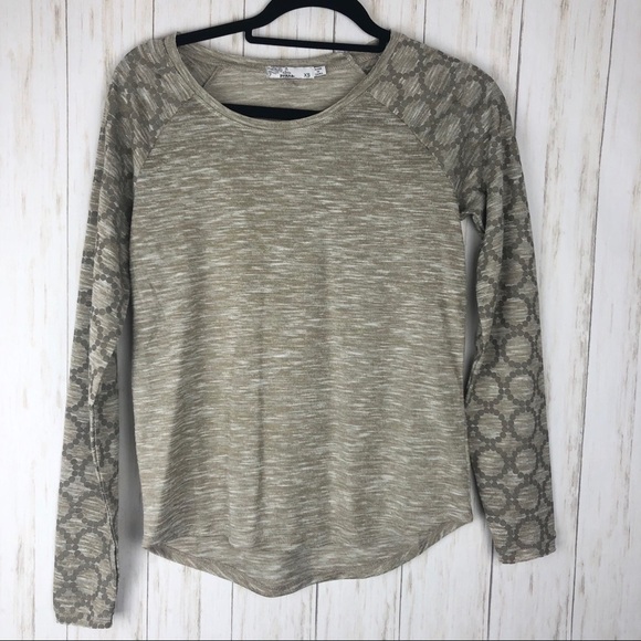 Prana long sleeve tan top - Picture 1 of 6